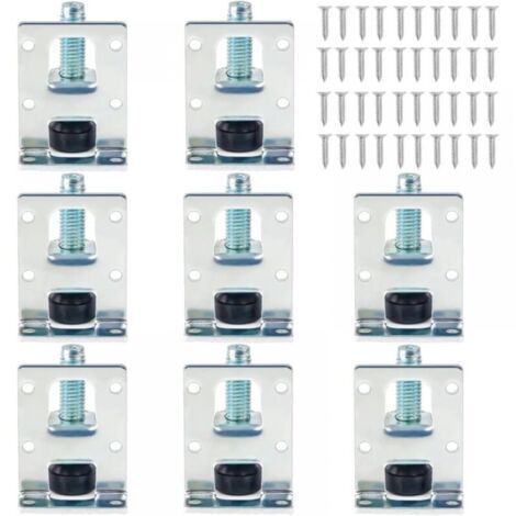 8er-Pack verstellbare Möbelfüße für Schränke, robuste Nivellierfüße, verstellbare Möbelfüße für Tische, Regale, Schränke und Werkbänke