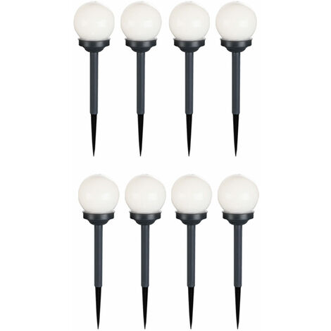 8er Set Led Solar Kugelleuchten Fur Ihren Aussenbereich 33699 12 8er