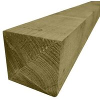 8ft 6" x 6" Treated Wooden Gate Fence Posts Field Farm Entrance Gate Post