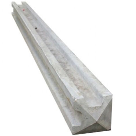 AUTRES 8ft Slotted Concrete Corner Fence Post