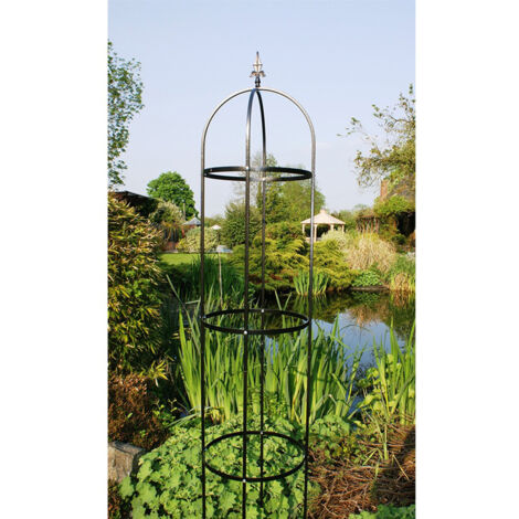 8Ft Traditional Tower Bare Metal/Ready to Rust - Steel - L46 x W45.7 x H243.8 cm
