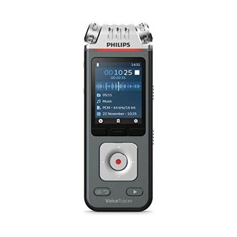 

8GB Grabadora de voz digital profesional DVT6110, Voice recorder grabadora de audio portatil - Philips