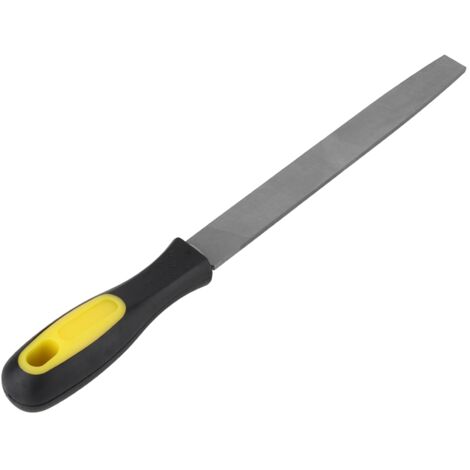 8in Flat Mill File Smooth Blade with Handle Edge File Sharpening Tool Engineers Engineering Metal