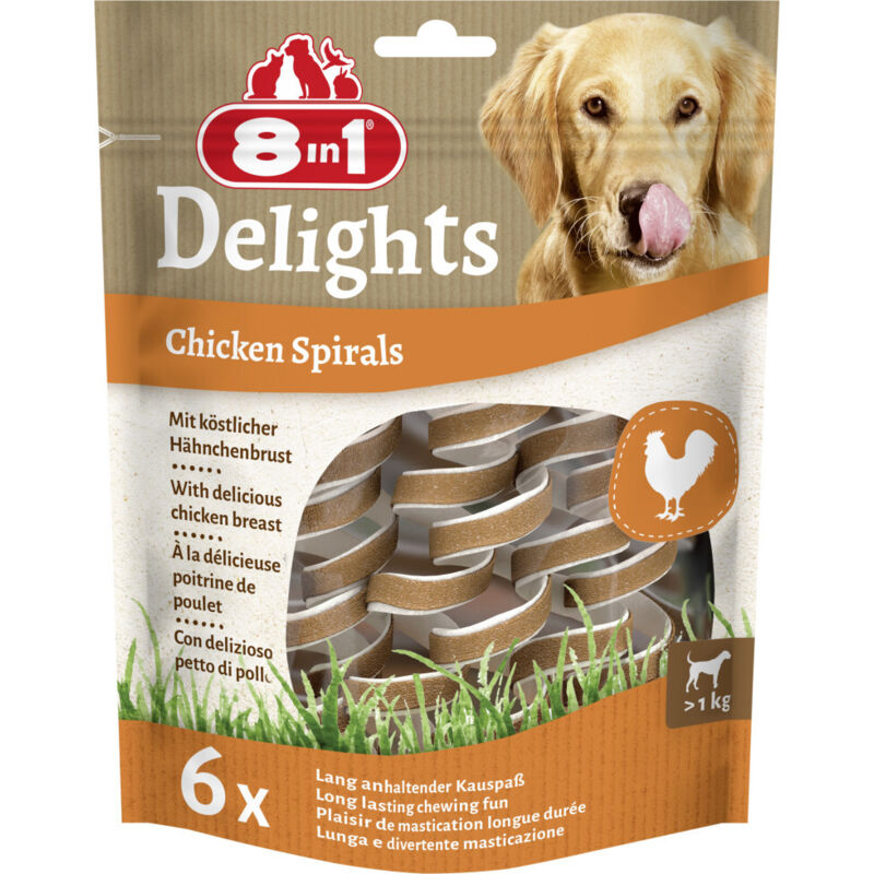 Tetra 8in1 Hundeleckerli Chicken Spirals 60 G