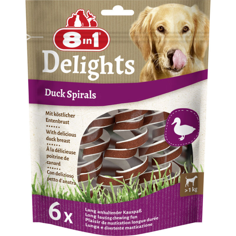 Tetra 8in1 Hundeleckerli Duck Spirals 60 G