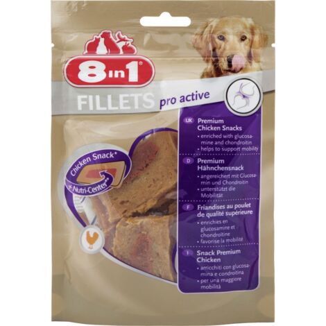 8in1 Hundesnack Fillets Pro Active S Leckerli Kausnack Hundefutter