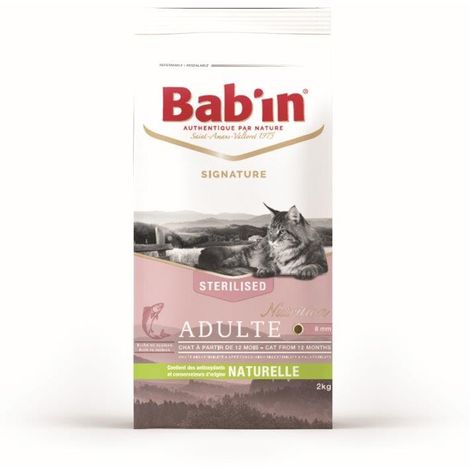 8kg, croquettes chat adulte au saumon - gamme SIGNATURE