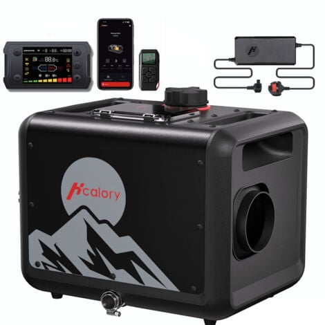 INSMA 8KW Diesel Standheizung Luftheizung 7,5L 12/24V 220V mit App-Steuerung, EU-Stecker, CO-Alarm, Funk-Temperatursensor, Höhenmodus
