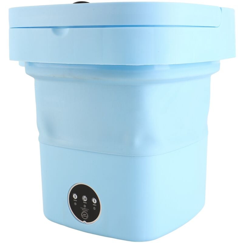 Tonchean - 8L Machine a laver portable, Mini machine à laver, lave-linge de voyage, de camping, Pour Sous Vêtements,Chaussette,Appartement,étudiant