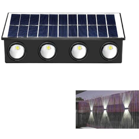 8LEDSOLARWANDLEUCHTEIP65KALTWEISSGARTENTE-B0577