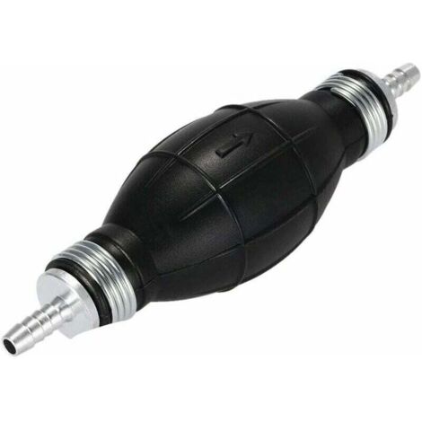 8mm Fuel Primer Bulb Inline Hand Pump for Boats, Alloy, Gasoline, Diesel Pump, Universal Pump for Gasoline, Oil, Water, Fuel Transfer Pump, Automotive, Garden Pump