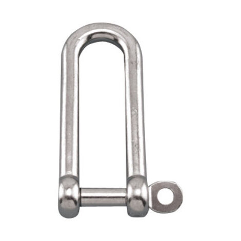 AUTRES 8mm STAINLESS STEEL 316 (A4) Long D shackle