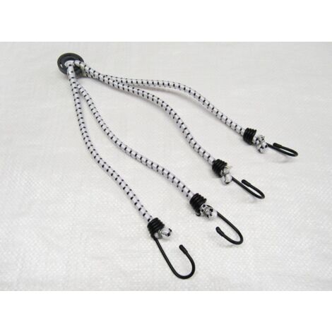 8MM X 600MM 4 Leg Spider Octopus Bungee Strap - Shock Cord Assembly Hood Arm Luggage Jointing Ring