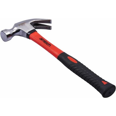 AM-TECH 8oz Claw Hammer - Fibreglass Shaft - A0240