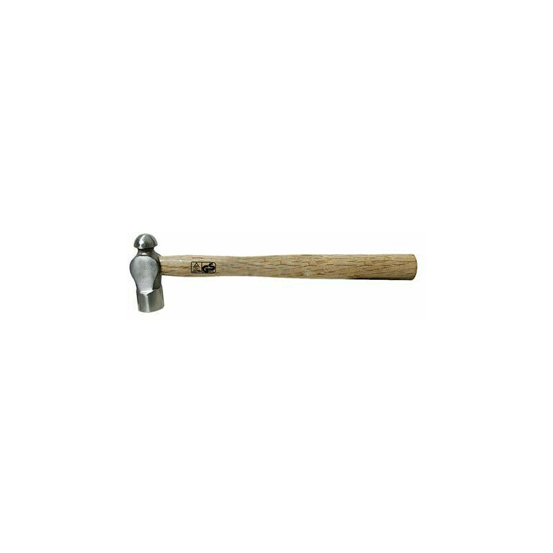 8oz Hardwood Ball Pein Hammer Striking Shaping Metal Wooden Shaft & Steel Head