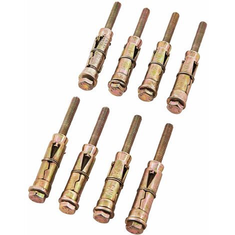 8pc M6 X 75mm Expansion Bolts - S5920