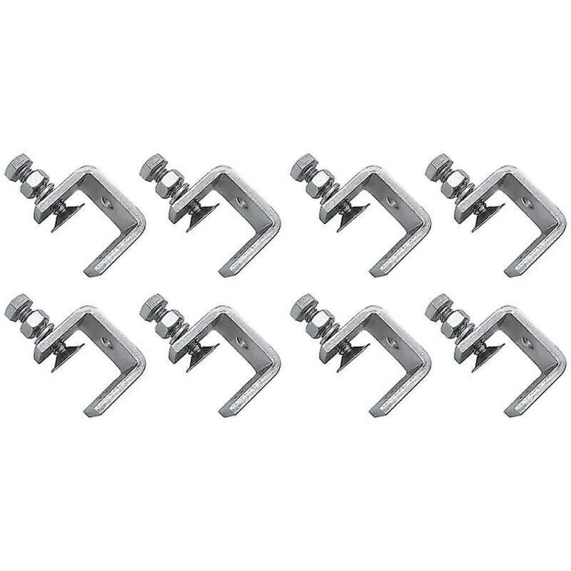 Fei Yu - Lot de 8 pinces à bois robustes de 16 à 25 mm en acier inoxydable 304, pinces en c, outils de serrage pour le soudage/c