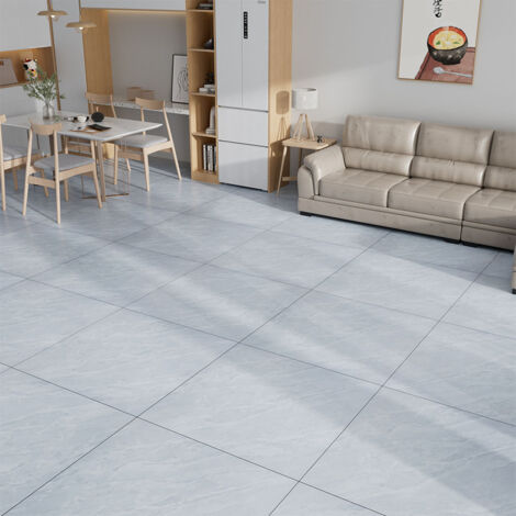 8Pcs 80x80cm Realistic Stone Texture Self Adhesive PVC Flooring