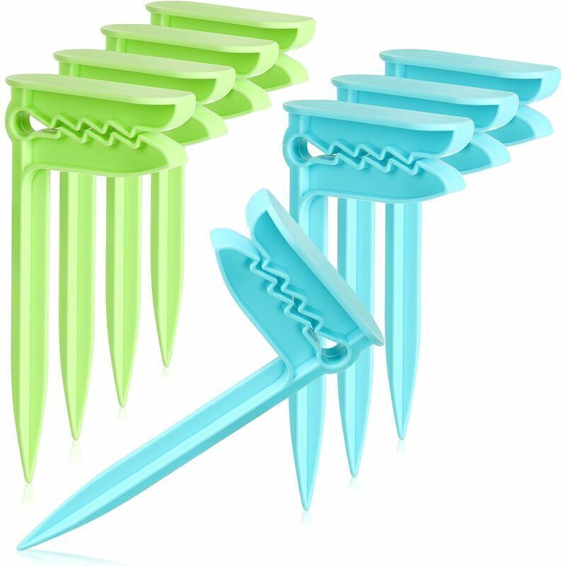 8PCS Attaches pour Serviettes de Plage - Attaches pour Serviettes à Fixer - Idéal pour la Plage, Les Voyages, Le Camping ou Les Pique-niques