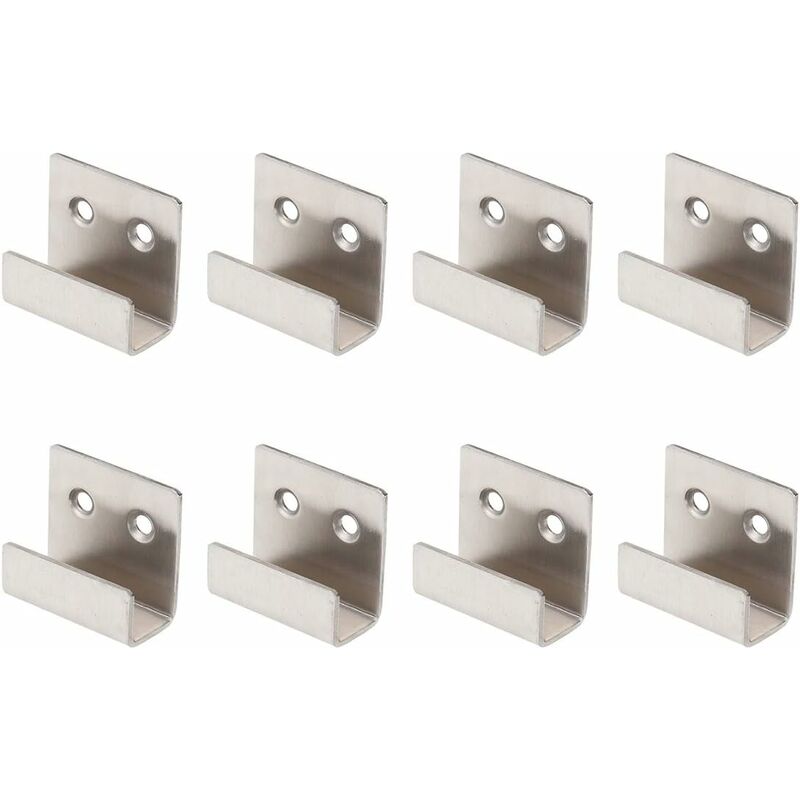 8 pcs Cadre photo cintres kit double trou Cadre photo Crochets de suspension Supports 15 mm