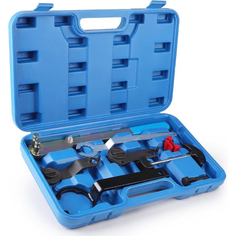 8pcs Calage Distribution Kit, Outils Courroie de Moteur, Outillage Réglage d'arbre Compatible avec VW/A3, pour VAG EA211 Series 1.2L 1.4L 1.4T 1.5T