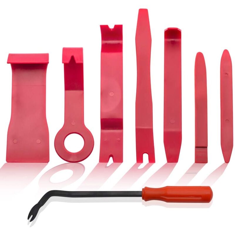 Image of ZVD - 8pcs Car Trim Removal Tool Auto Door Panel Removal Tool Set For Dash Audio Radio Installer