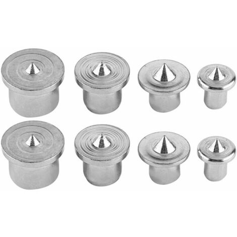 8pcs Center Pins 6mm 8mm 10mm 12mm for Dowel Guide Stud Carpentry Joinery (Solid)