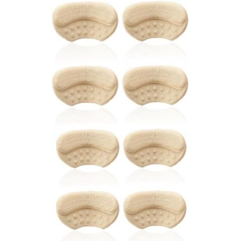 8pcs Coussinet Talon Chaussure, Protege Talon Chaussure Pour Soulager Les Douleurs Et Protéger Les Pieds, Convient Pour Chaussure Trop Grande Talons