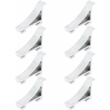 8Pcs Frigo Tarifs de Tablette Support de Clip de Tablette pour Réfrigérateur Congélateur de Refroidisseur,