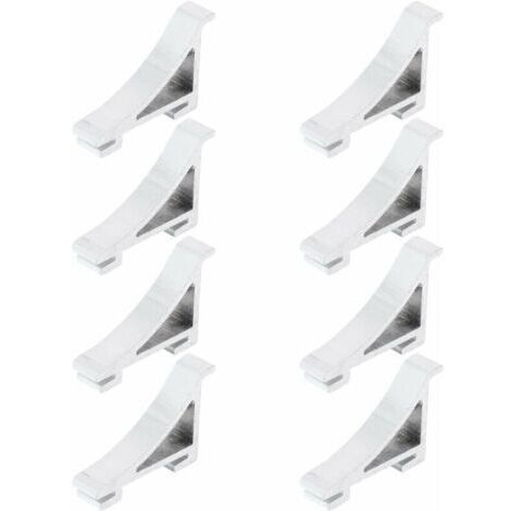 8Pcs Frigo Tarifs de Tablette Support de Clip de Tablette pour Réfrigérateur Congélateur de Refroidisseur,