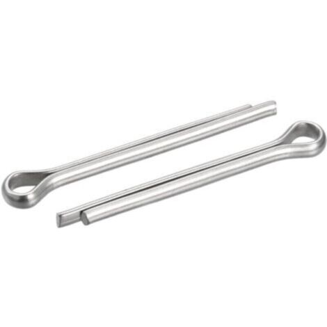 8pcs Goupille Fendue, Acier Inox Pince Attache Raccord pour Automobile 6mm x 70mm