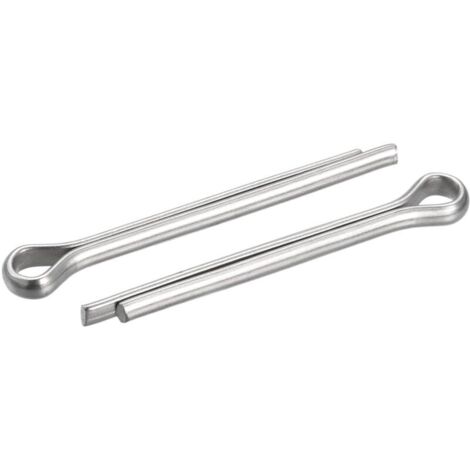 8pcs Goupille Fendue, Acier Inox Pince Attache Raccord pour Automobile 6mm x 70mm