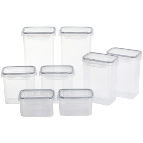 8Pcs Kitchen Storage Containers for Dry Food