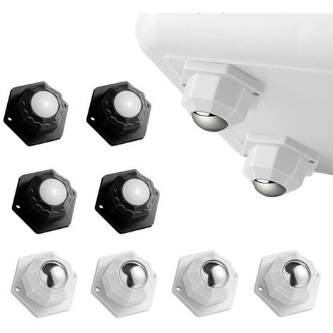 8Pcs Mini Roulettes Auto-Adhésives,Roulettes pour Meubles Roulettes Universelles Adhésives à 360°,Roulette Transfert pour Meuble