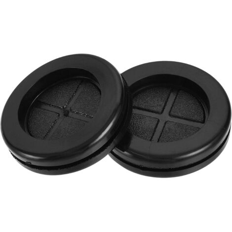 8pcs passe fil caoutchouc, diamètre 27mm, recto-verso, protection câble, pour maison bureau industrie