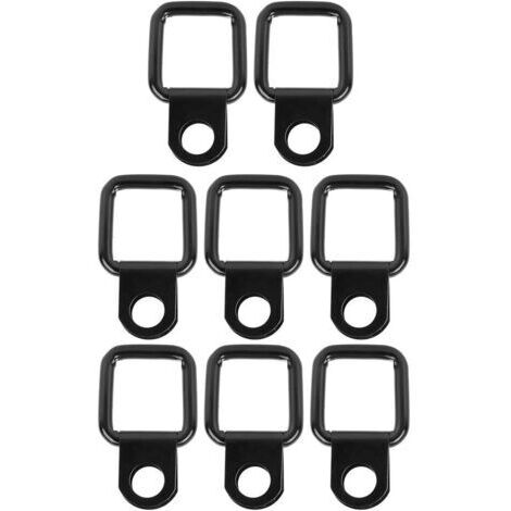 8pcs pour Wrangler D - ring ancre / couvercle attache à dégagement rapide