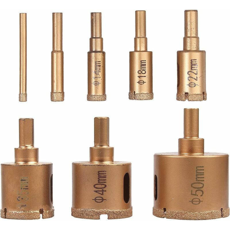 Volavo - 8pcs punte diamantate taglio a secco