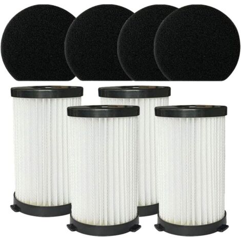 8pcs Replacement Filter Compatible with MOOSOO D600 D601 Corded Vacuum Cleaner Includes 4pcs Filter +4pcs Foam Filter