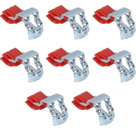 8pcs Sink Fixing Clips Undermount Sink Clips Sink Mounting Clips Kitchen Sink Clips Installation Adjustable Perforated Screw Fixing for Sink MUMU