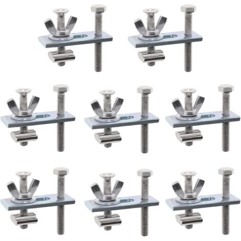 8pcs T-Nut Clamp Kit Compressor Adjustable T-Track Mini Holding Clamp Compatible with 3018-/3018-MX3/3018-PROVer/1810- CNC Router Machine
