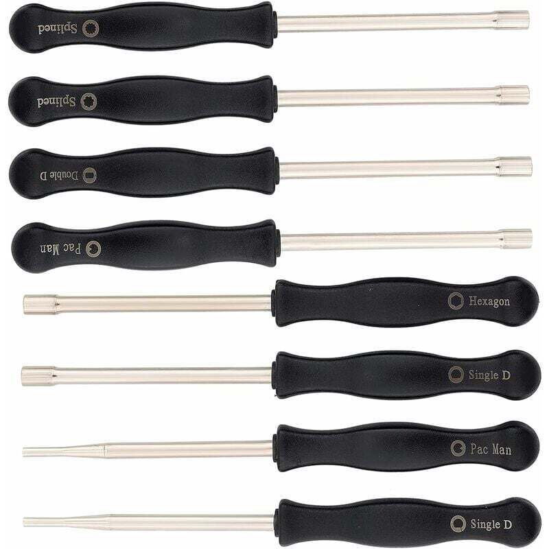 8pcs Tournevis Carburateur Outil de Réglage de Carburateur Compatible pour Poulan Echo Husqvarna Carftsman Homelite Common 2 Cycle Petit moteur Carb