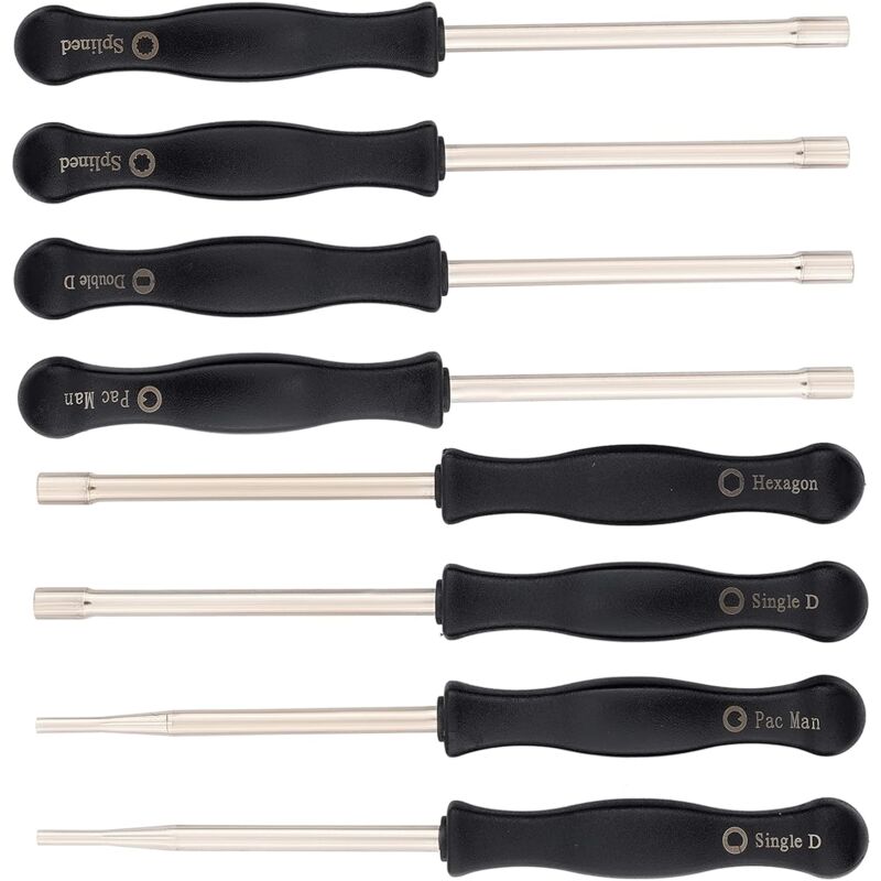 8pcs Tournevis Reglage Carburateur Réglage Carburateur Outil de Réglage de Carburateur Compatible pour Poulan Echo Husqvarna Carftsman Homelite