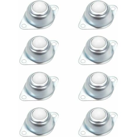 8pcs Transfer Ball Casters Universal Furniture Casters Nylon Balls Ball Casters for Transfer or Transport Device