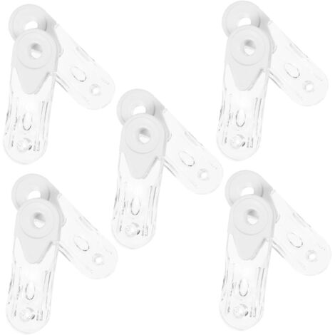 8Pcs Vertikale Blind Griff Starke Klar Kunststoff Vorhang Zubehör für Fenster Dekoration