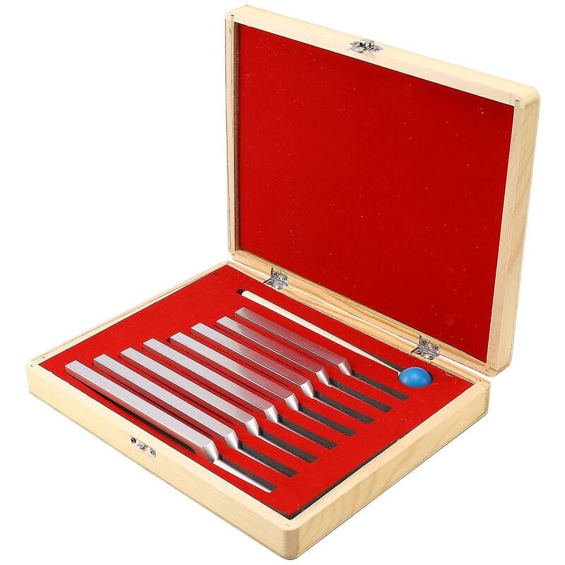 Crea - 8pcs/set Aluminum Tuning Fork Sound Vibration 256hz+288hz+320hz+341hz+384hz+426hz+480hz+512hz