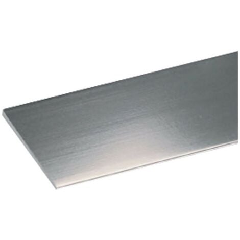 Profilo piatto 1 m 25x5 mm alluminio argento