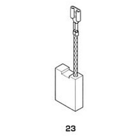 8PZ SPAZZOLE A CARBONCINO PER ELETTROUTENSILI MODELLO 23 - AEG 1746 mm.5x8x16h.