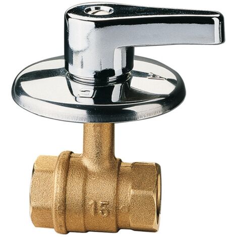 8PZ VALVOLA A SFERA DA INCASSO IN OTTONE Art. 138 mis. 1/2