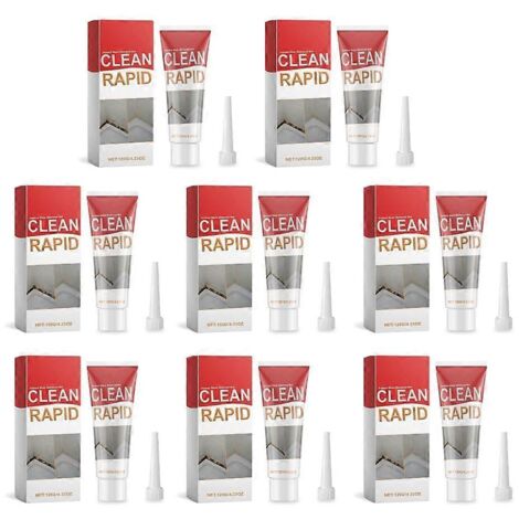 8Unités Gel Nettoyant Anti-Taches Rapide, Sans Abîmer les Surfaces Multiples, Détachant Efficace Multi-Support (189 caractères)