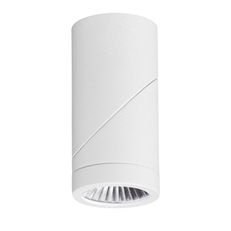 Beneito Faure - Applique led cylindrique orientable 7Watt Plus-Tricolor Blanc